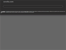 Tablet Screenshot of corolla.com